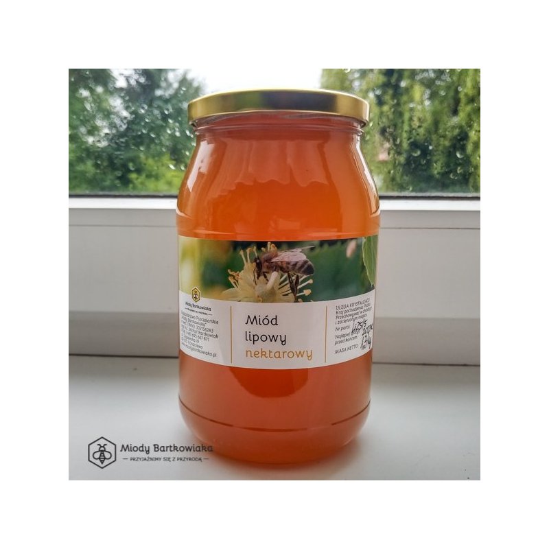 Miód lipowy 1,3 kg